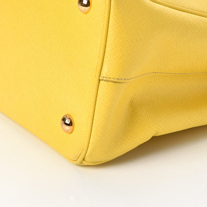 Prada Saffiano Lux Medium Tote Girasole 14 of 15