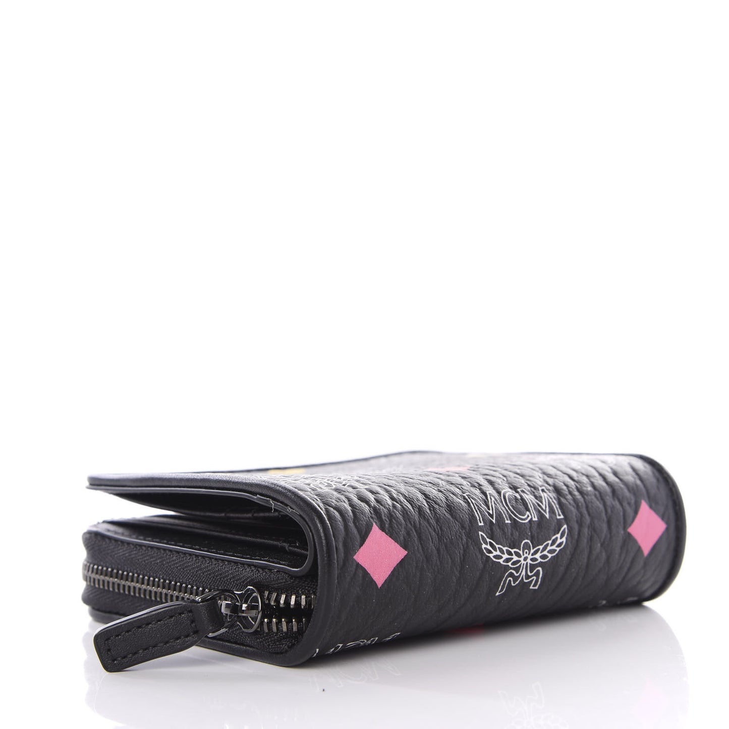 Skyoptic Visetos Mini Zip Around Wallet Black