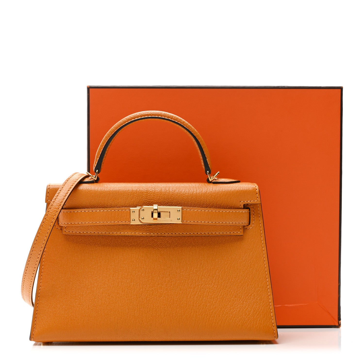 Hermes Chevre Chamkila Mini Kelly Sellier 20 Jaune D'or 1873424
