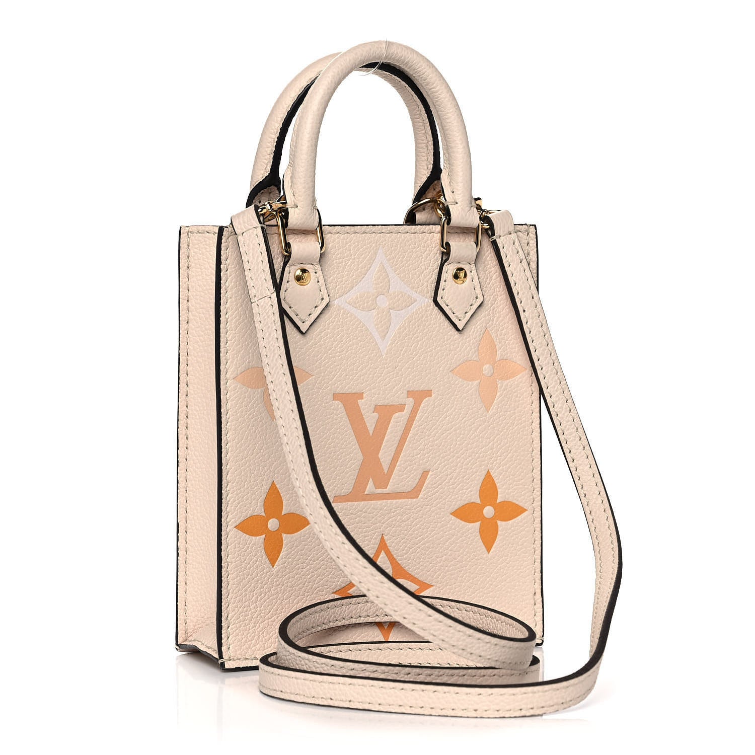 Louis Vuitton Empreinte Monogram Giant By The Pool Petit Sac Plat Cream Saffron 3 of 12