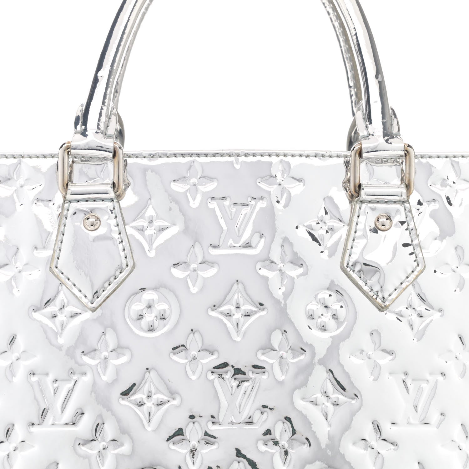 Louis Vuitton Monogram Miroir Sac Plat Silver 7 of 13
