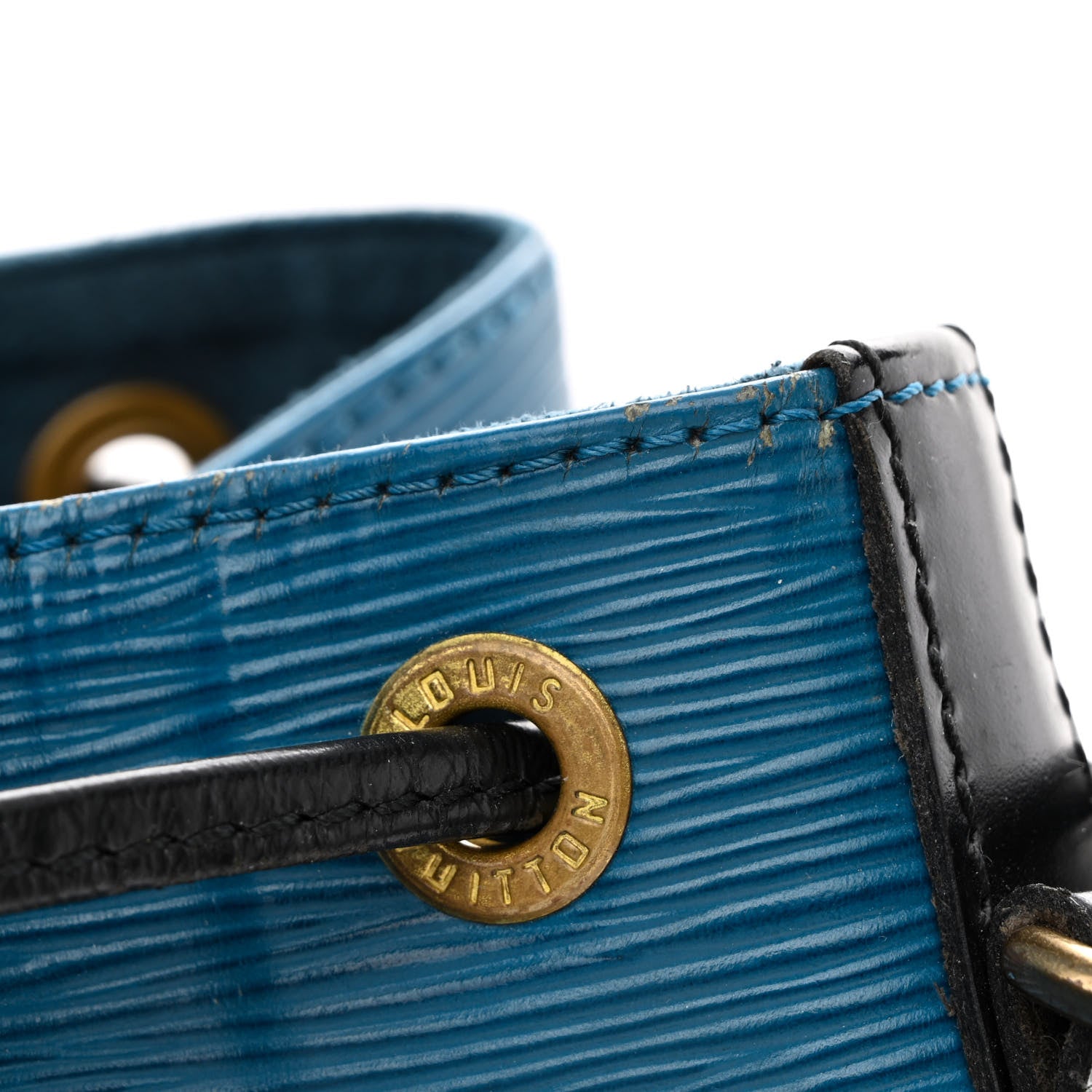 Louis Vuitton Epi Petit Bi-Color Noe Bleu Toledo Black 13 of 17