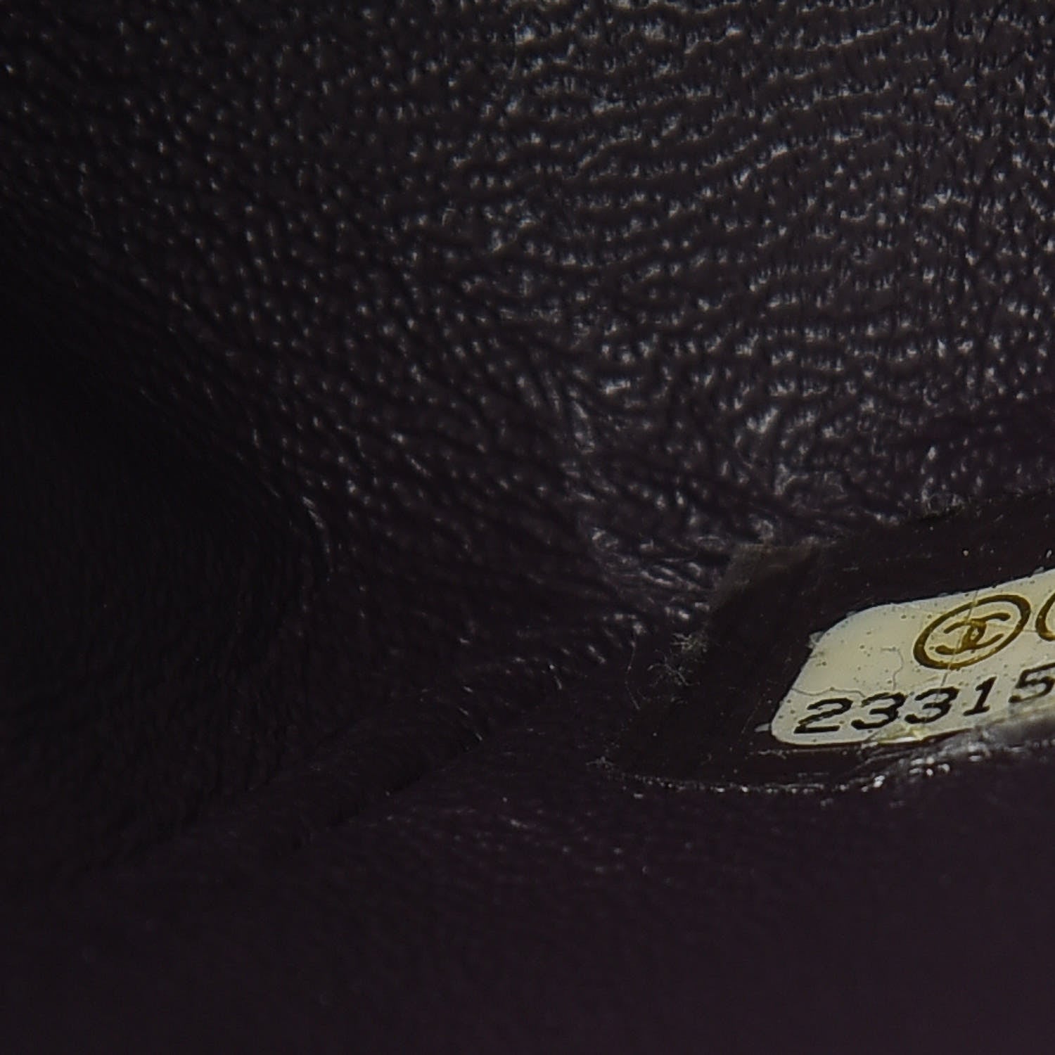 Chanel Washed Caviar Quilted Mini Square Flap Dark Purple 7 of 11