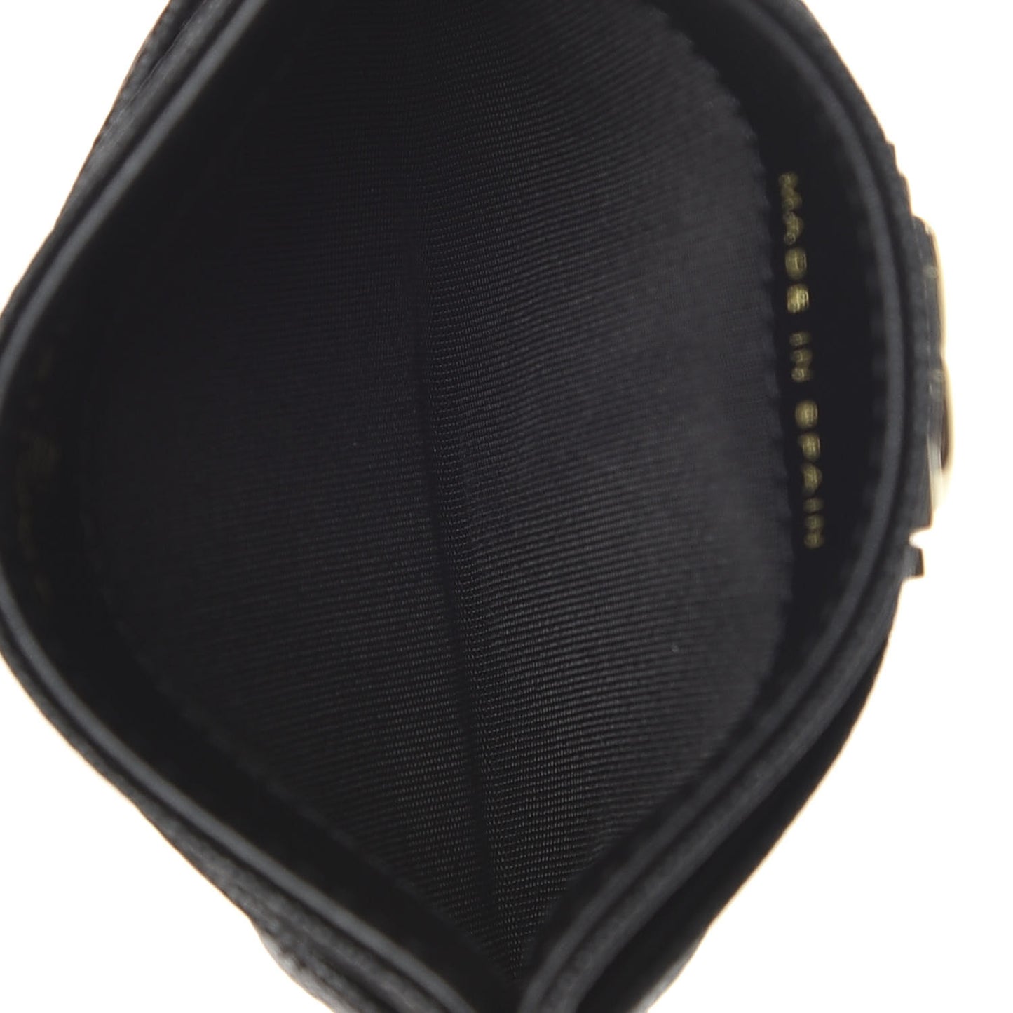 Caviar Quilted Boy Card Holder Black