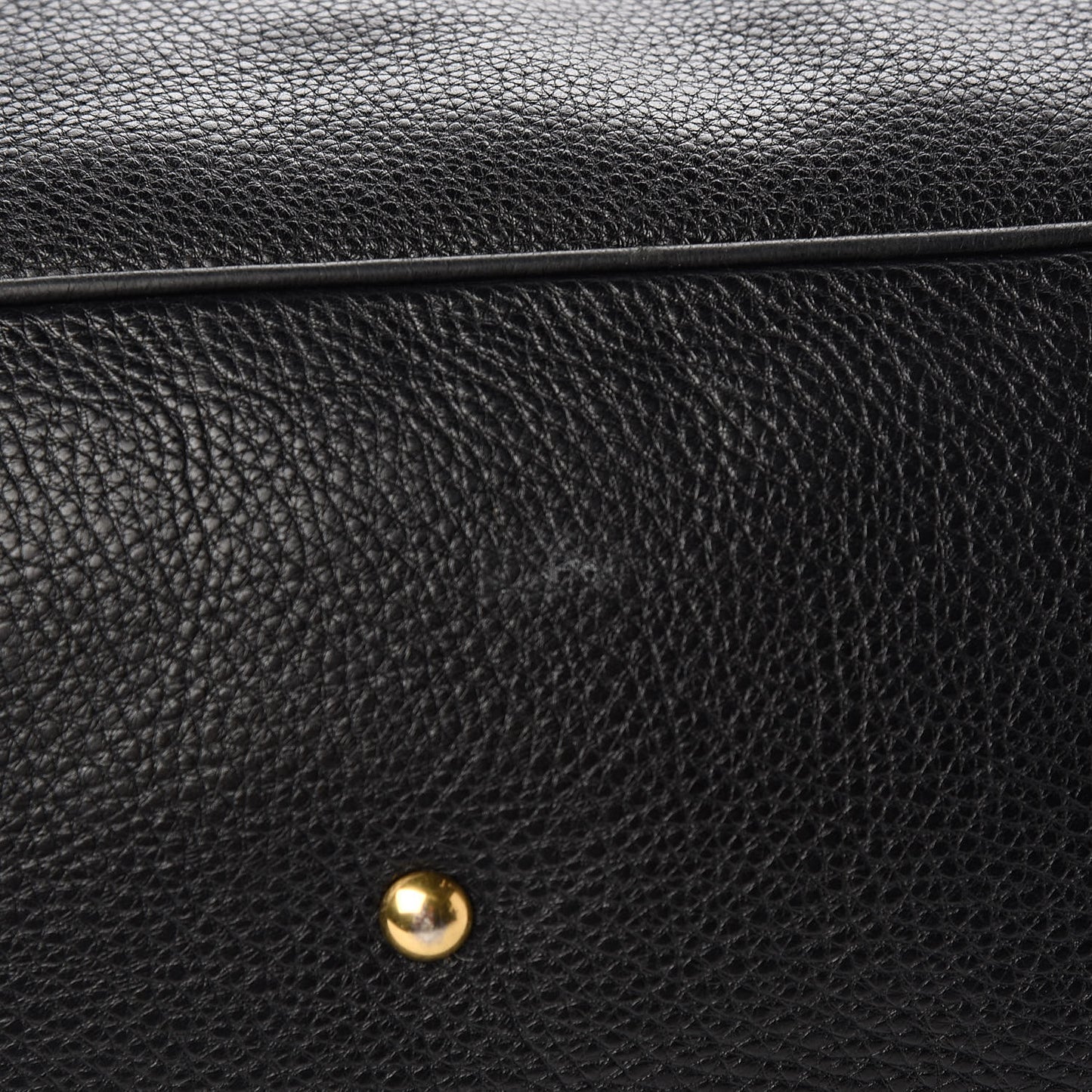 Pebbled Calfskin Twill Medium Top Handle Satchel Black