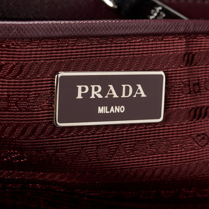 Prada Nylon Tessuto Impuntu Quilted Tote Granato 6 of 11