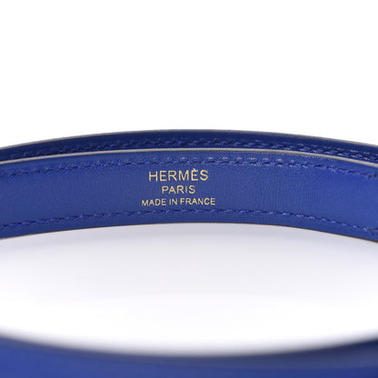 Hermes Tadelakt Kelly Sellier 25 Bleu Electrique 13 of 33
