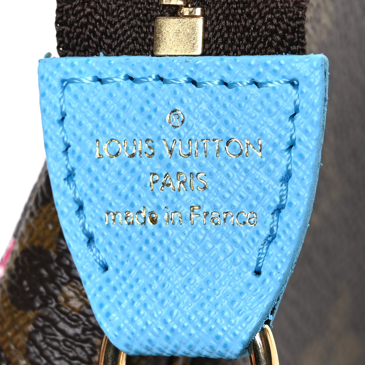 Monogram 2022 Christmas Animation Tokyo Mini Pochette Accessories Blue