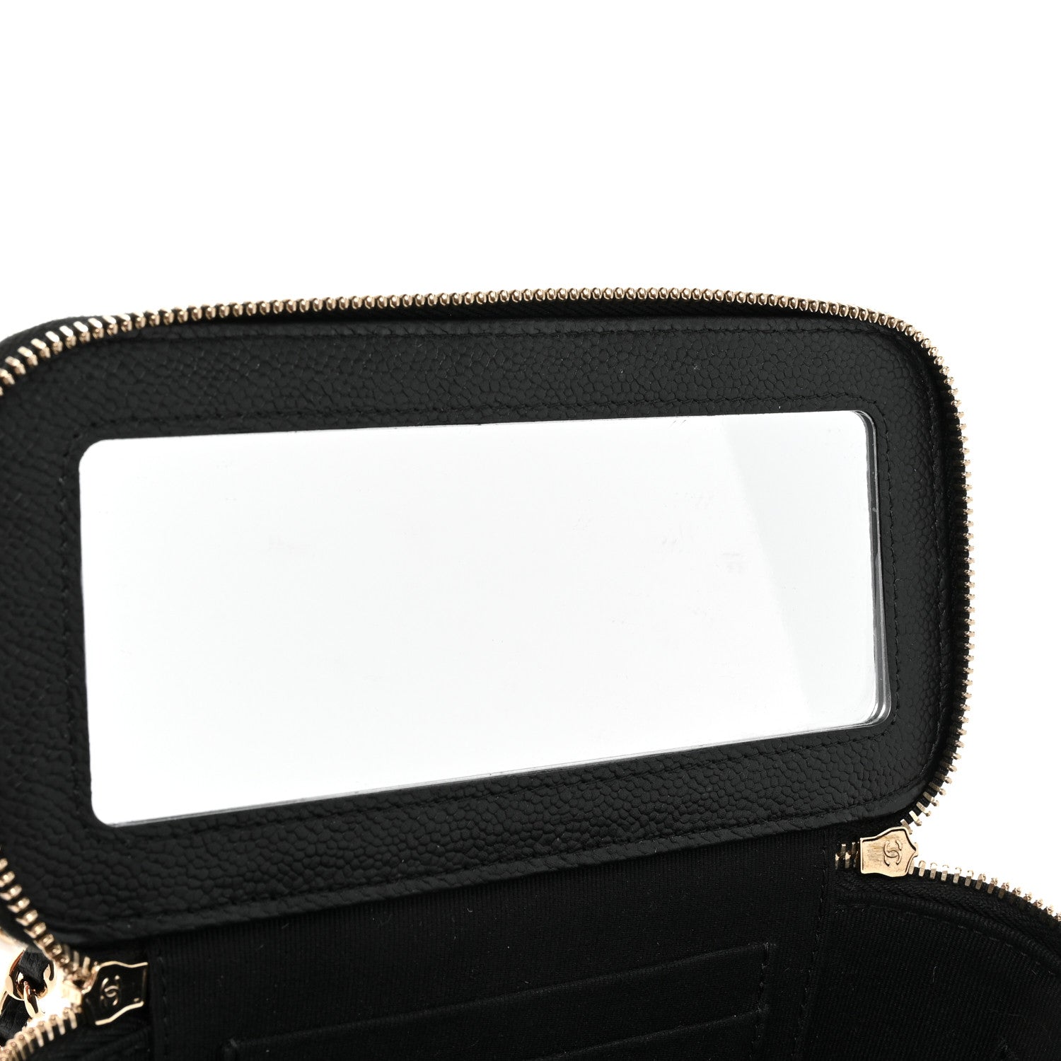 Chanel Caviar Quilted Small Vanity Case With Chain Black 11 of 11