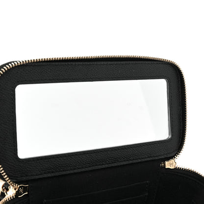 Chanel Caviar Quilted Small Vanity Case With Chain Black 11 of 11