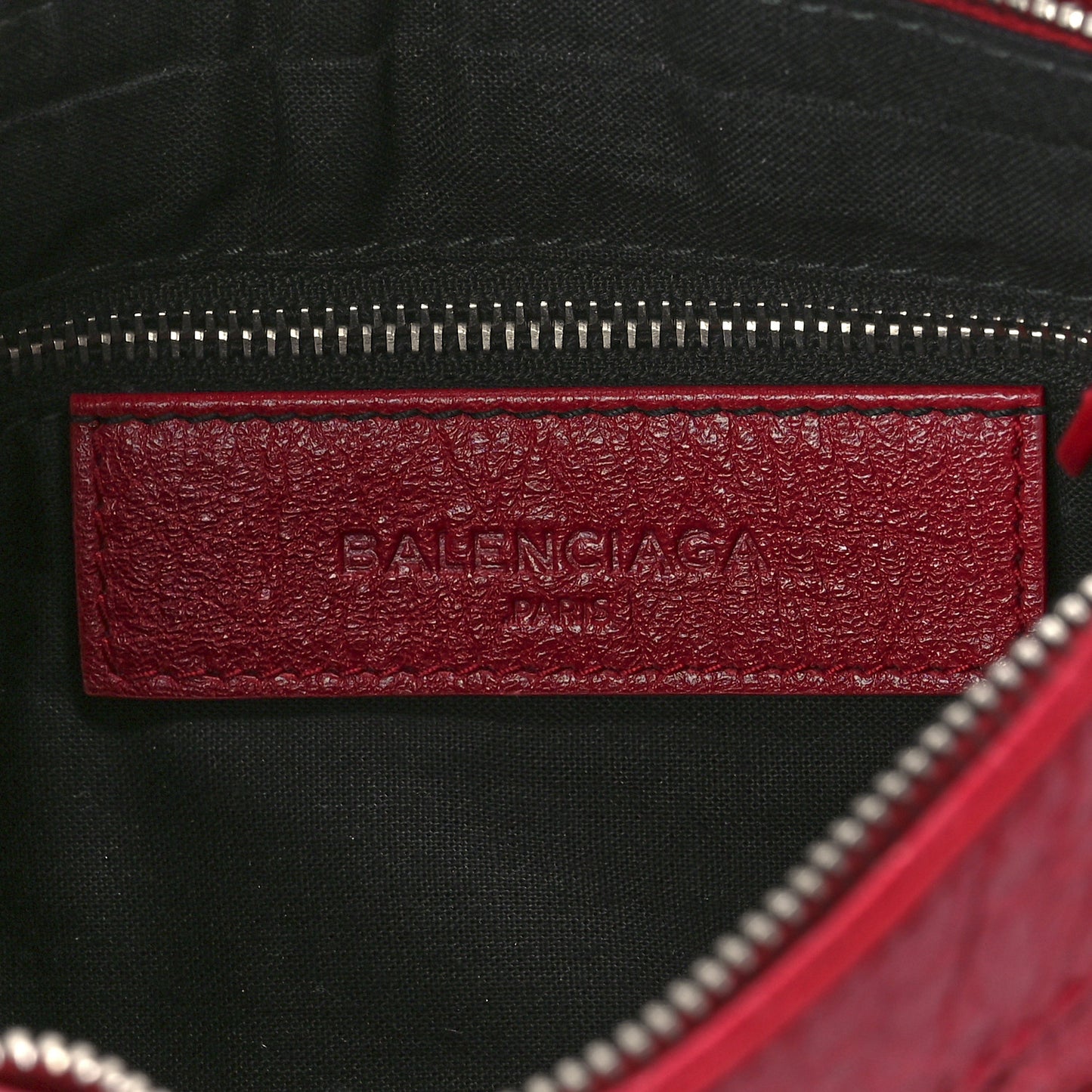 Agneau Giant 12 Silver Hardware Hip Rouge Sapphire