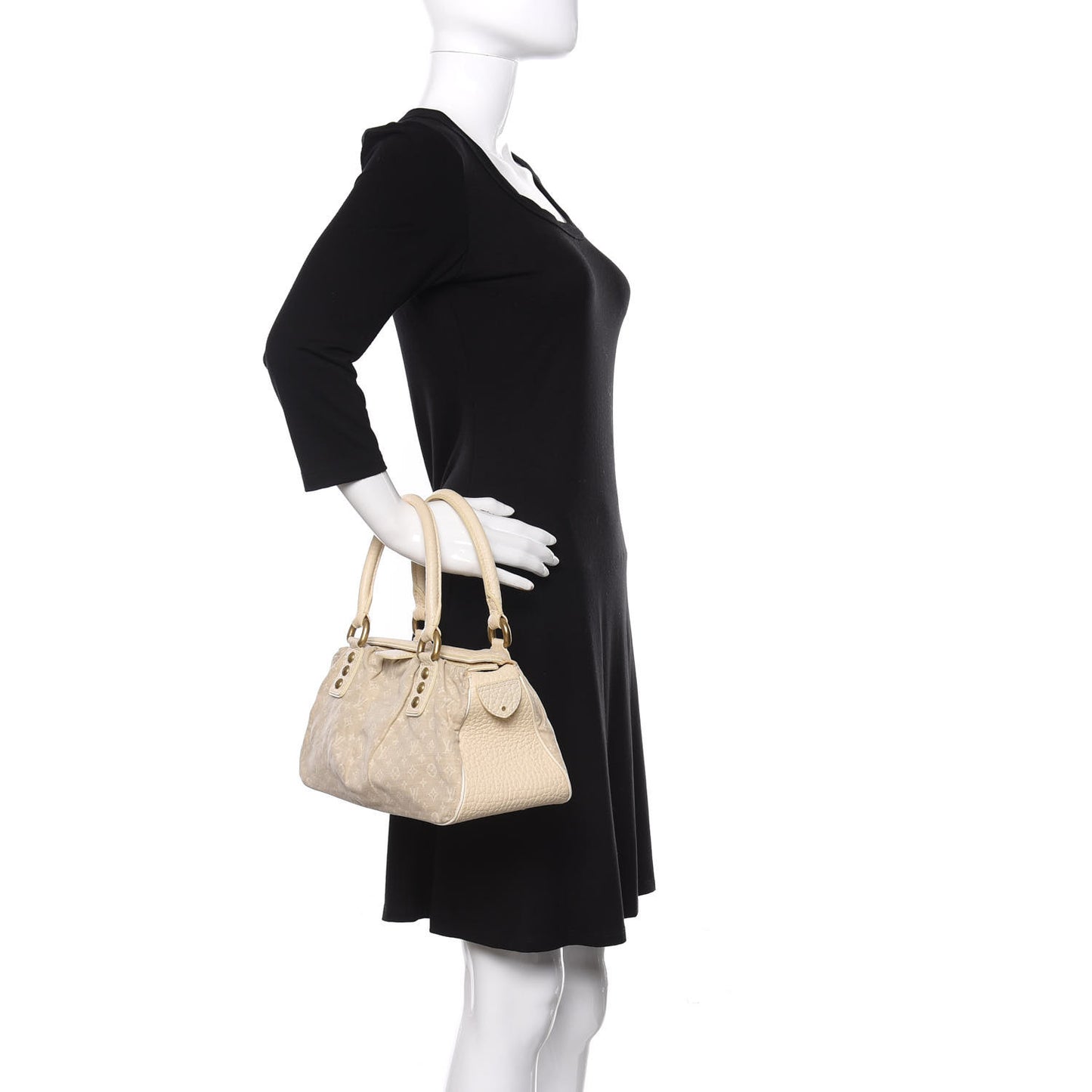 Mini Monogram Trapeze PM Beige