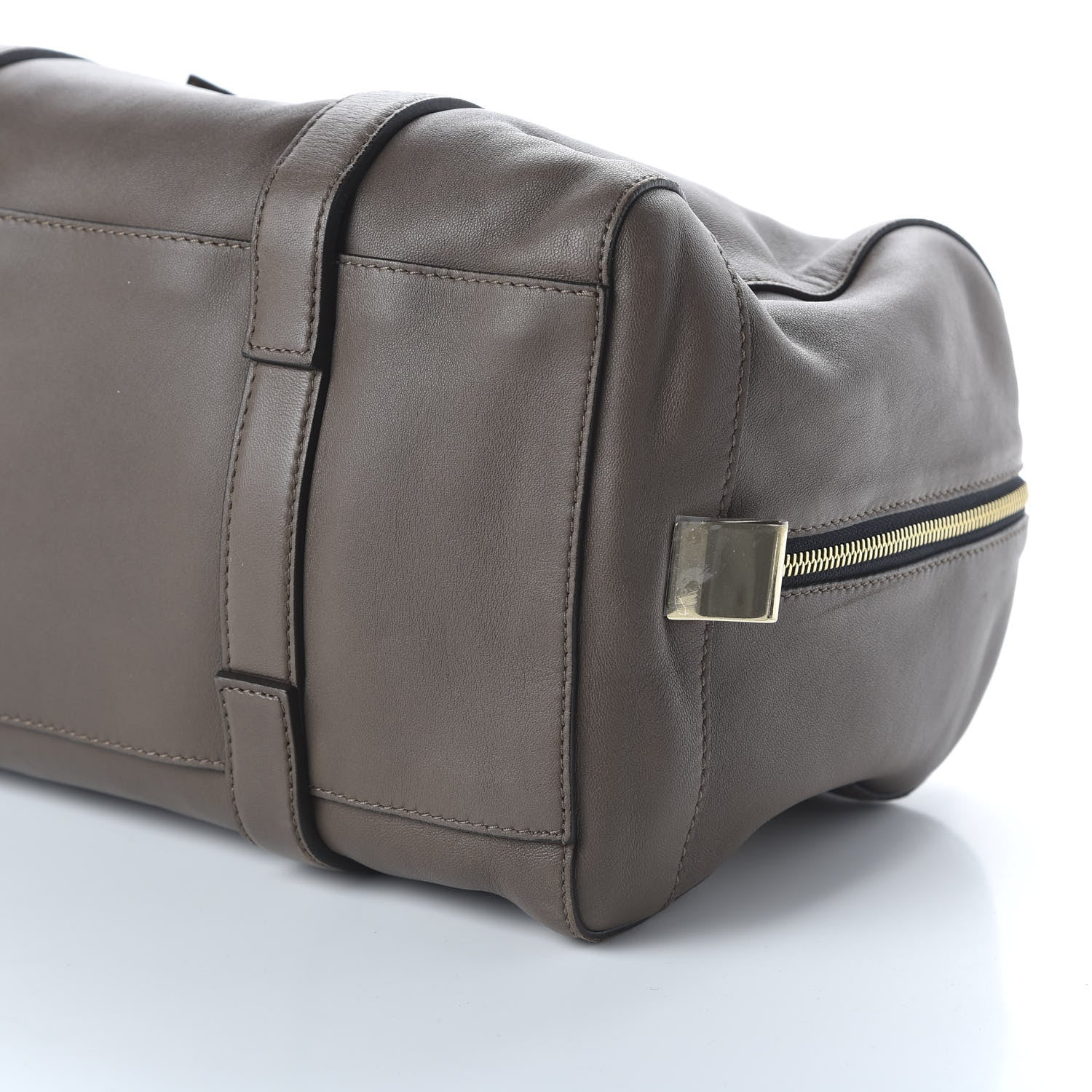 Chloe Lambskin Large Madeleine Duffel Smoke 7 of 11
