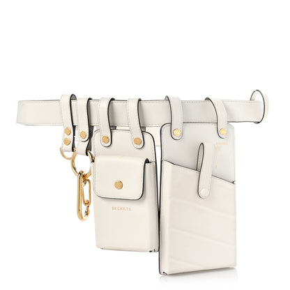 Fendi Vitello Grace Matte Multi Accessory Belt White 1 of 14
