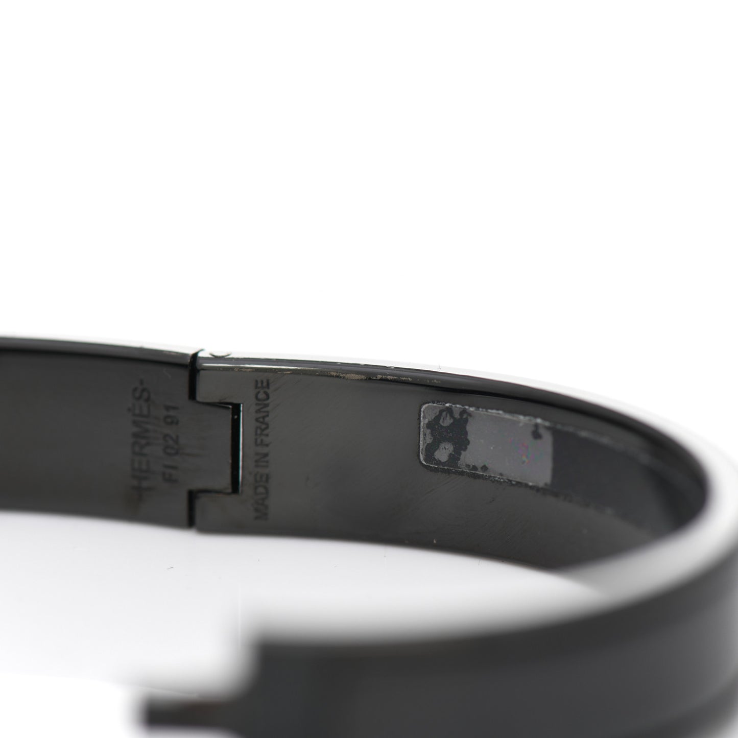 Matte Enamel Narrow Clic Clac HH Bracelet T3 So Black