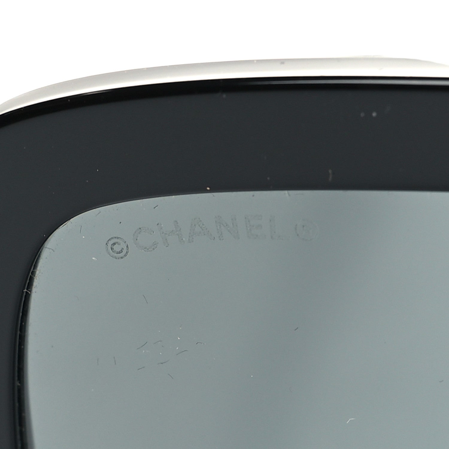 Chanel Acetate Square Heart Sunglasses 5479-A Black 7 of 8