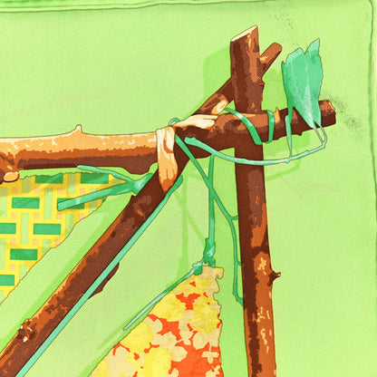 Hermes Silk Le Robinson Chic Scarf 90 4 of 4