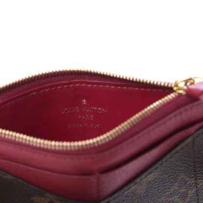 Louis Vuitton Monogram Zipped Card Holder Fuchsia 6 of 6
