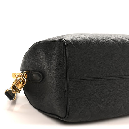 Louis Vuitton Empreinte Monogram Giant Speedy Bandouliere 25 Black 8 of 9