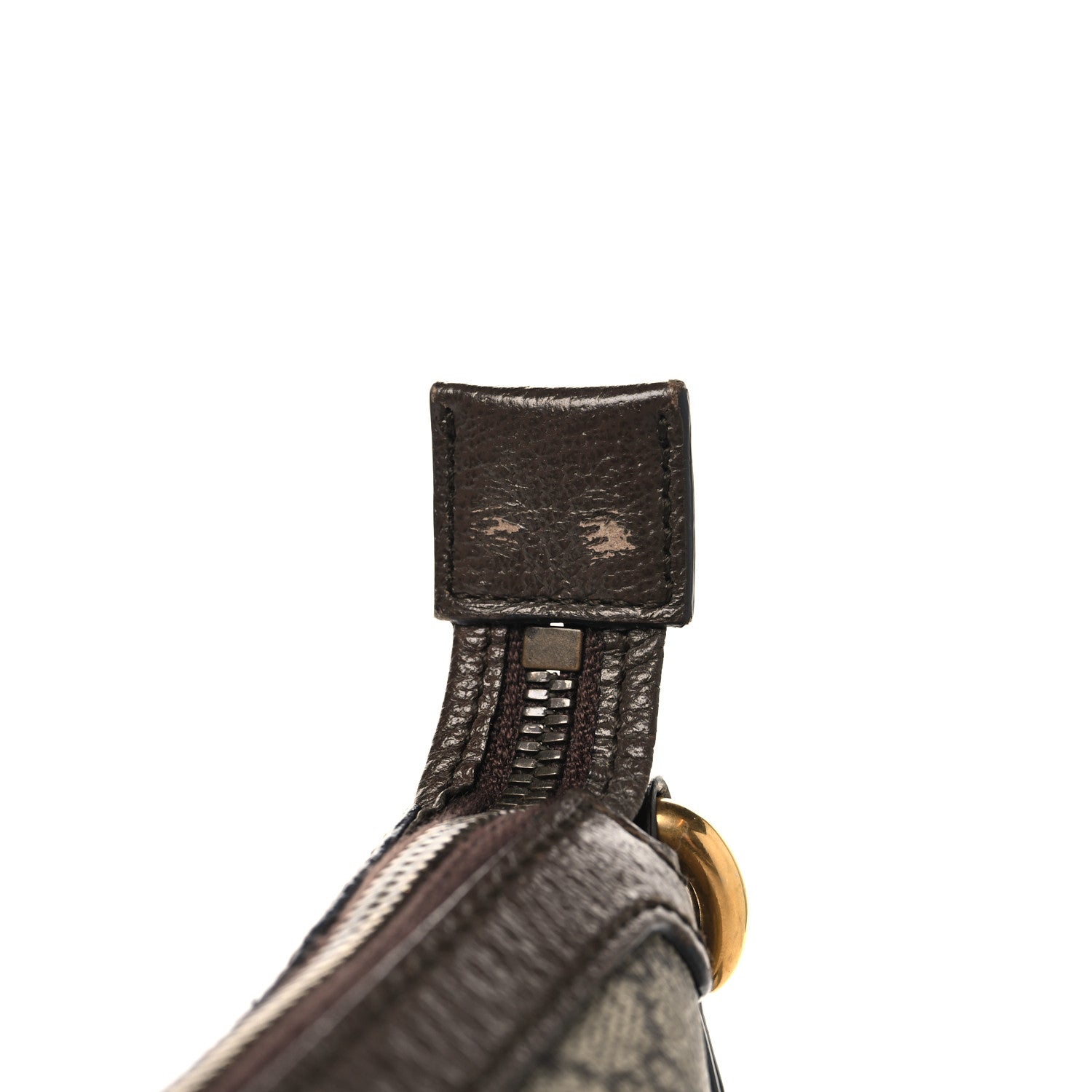 Gucci GG Supreme Monogram Web Small Ophidia Half Moon Hobo Brown 11 of 11