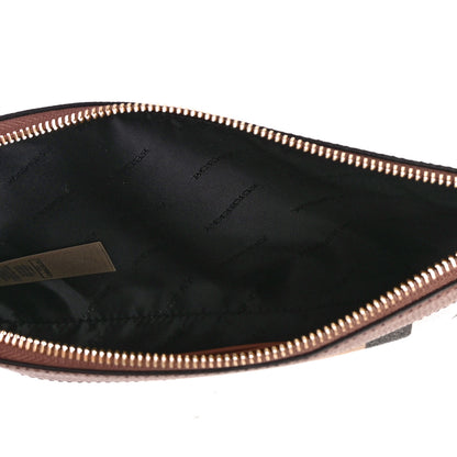 Burberry House Check Derby Peyton Crossbody Clutch Bag Tan 4 of 4