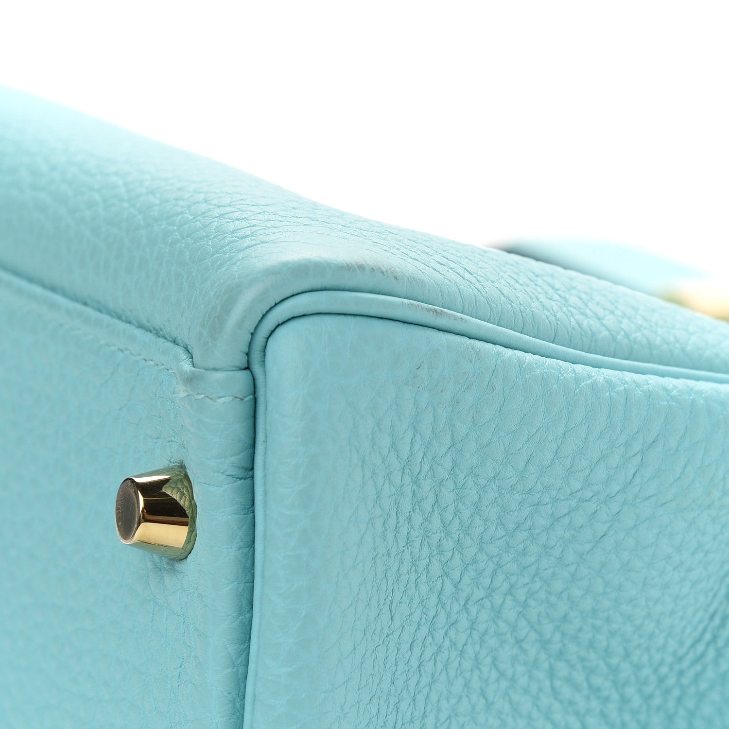 Hermes Togo Kelly Retourne 32 Bleu Atoll 39 of 40