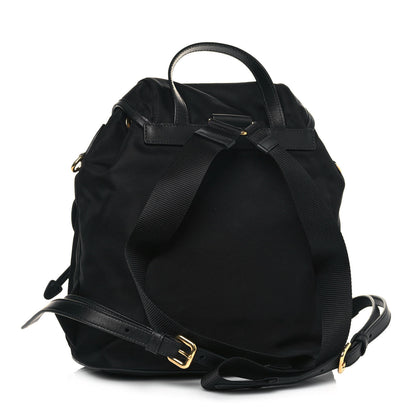 Prada Tessuto Nylon Soft Calfskin Backpack Black 2 of 10
