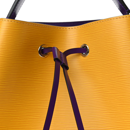 Louis Vuitton Epi NeoNoe MM Citron Violet 8 of 8