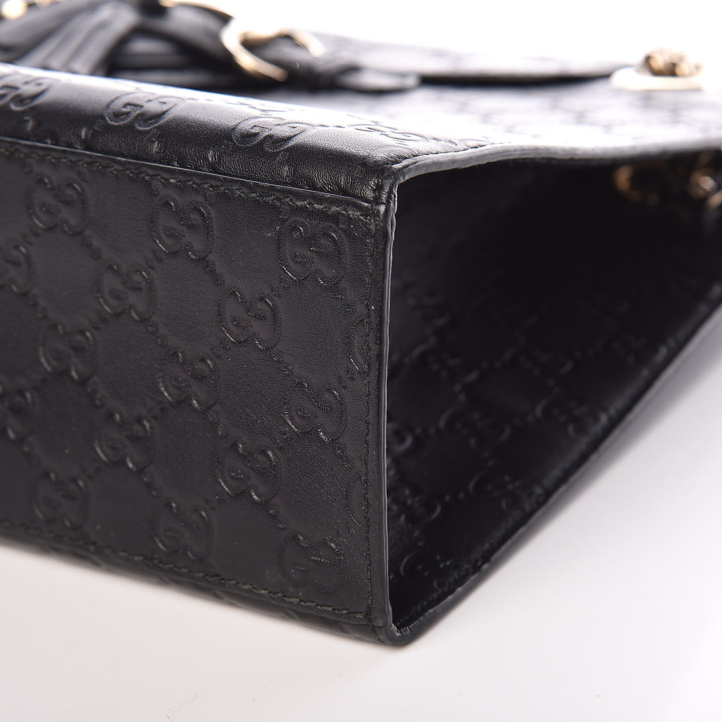 Guccissima Large Emily Chain Shoulder Bag Black