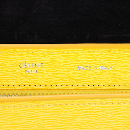 Celine Liege Calfskin Small Trapeze Fluo Yellow 6 of 7