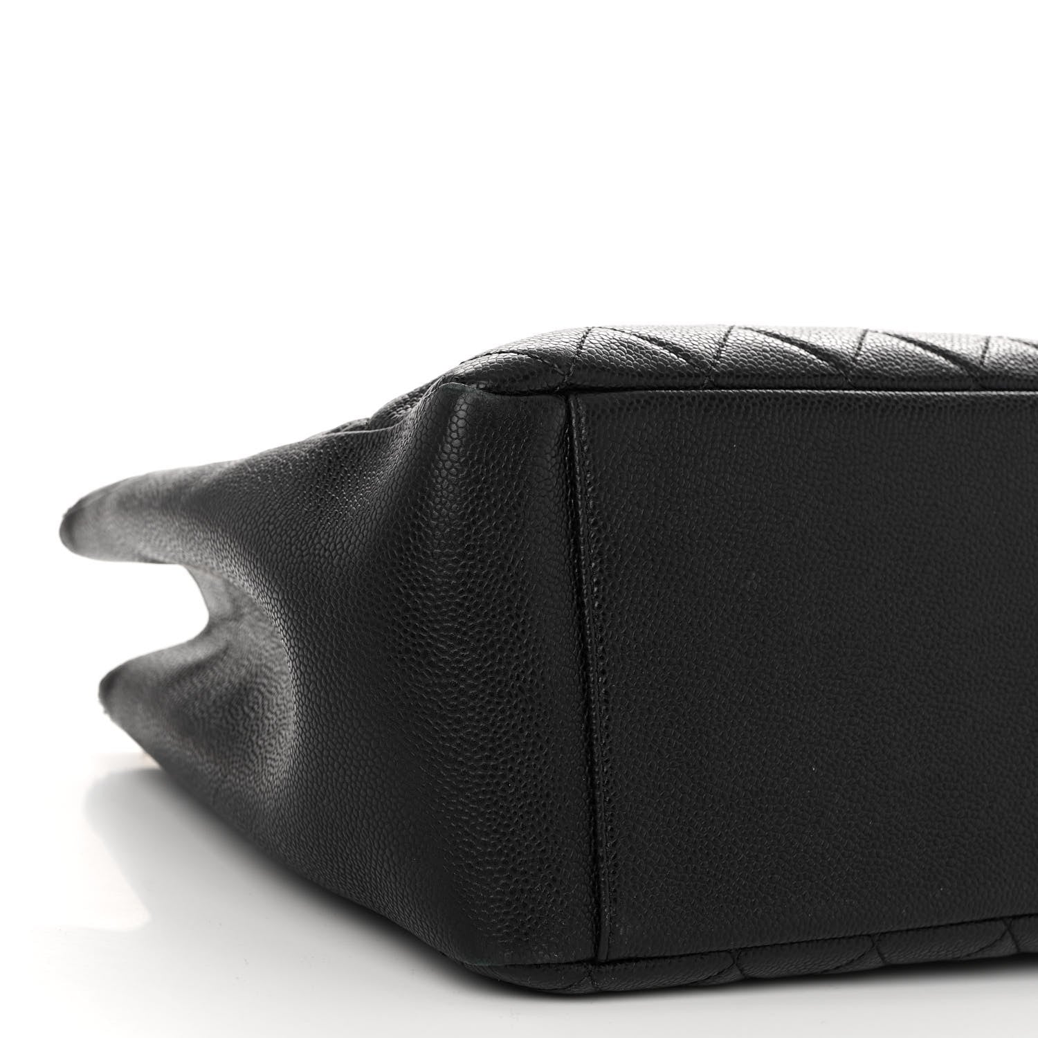 Chanel Caviar Quilted Grand Shopping Tote GST Black 10 of 12