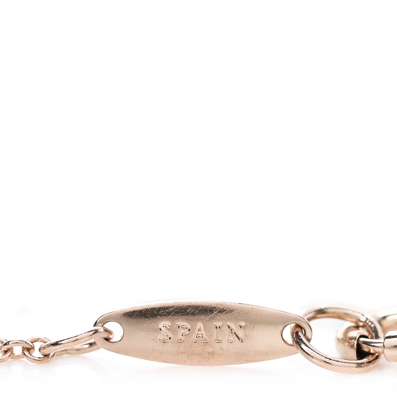 Tiffany 18K Rose Gold Diamond .04ct Elsa Peretti Diamonds by the Yard Bracelet 4 of 6