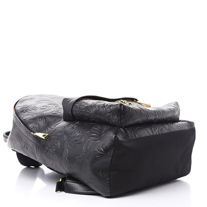Versace Calfskin Embossed Palazzo Medusa Backpack Black 4 of 9