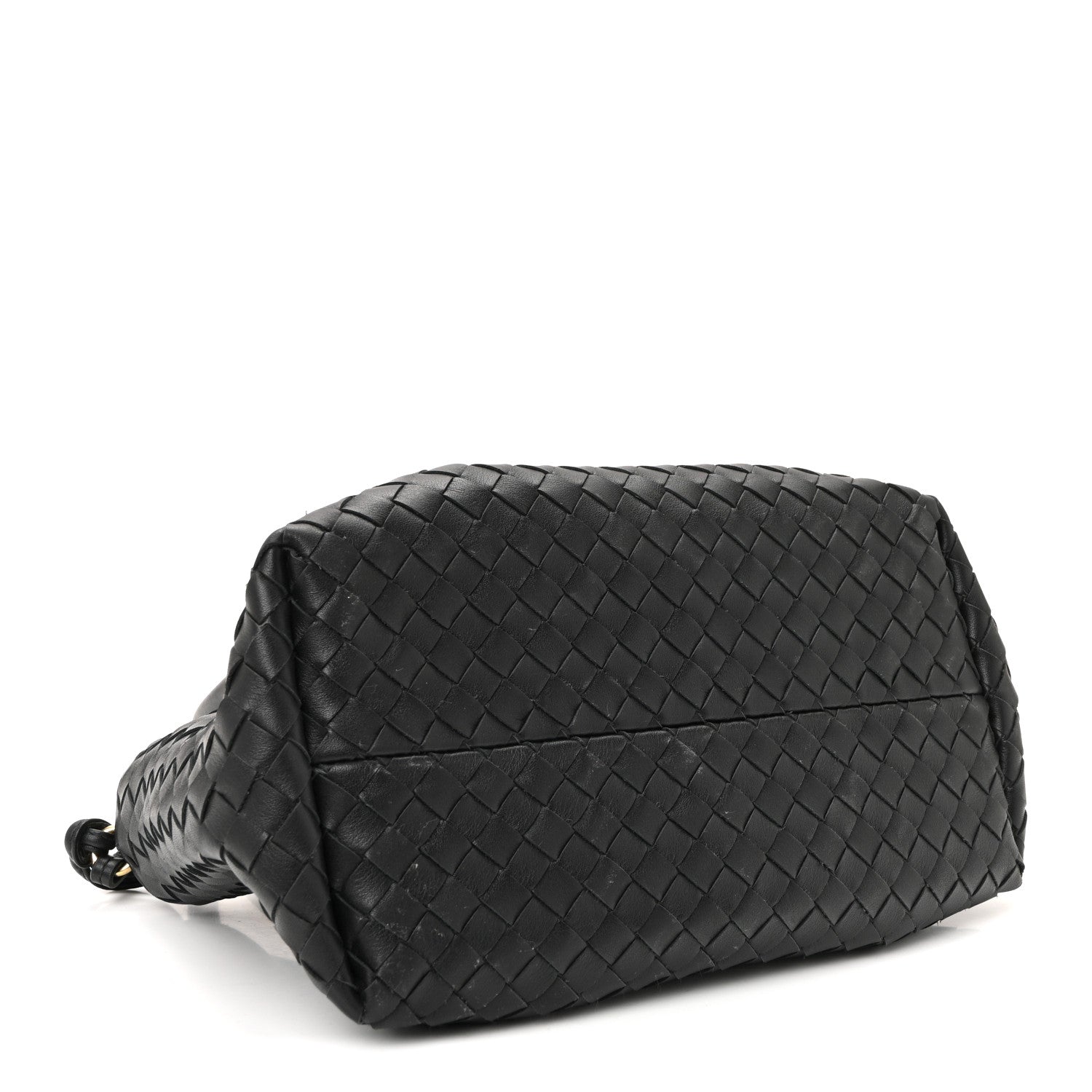 Bottega Veneta Calfskin Intrecciato Small Pinacoteca Tote Black Fondant 8 of 17