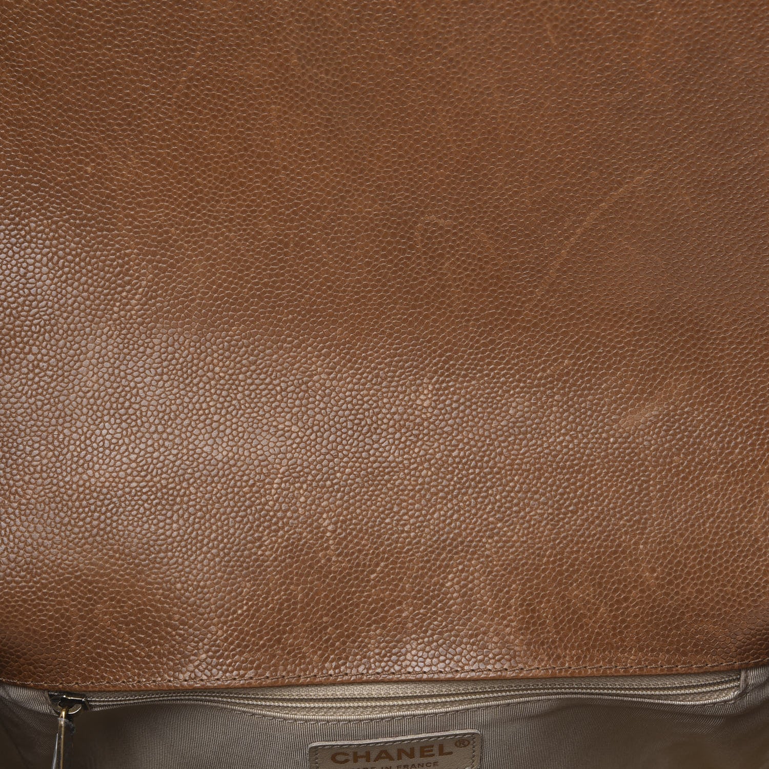 Chanel Caviar Quilted New Medium Boy Flap Light Brown 14 of 15