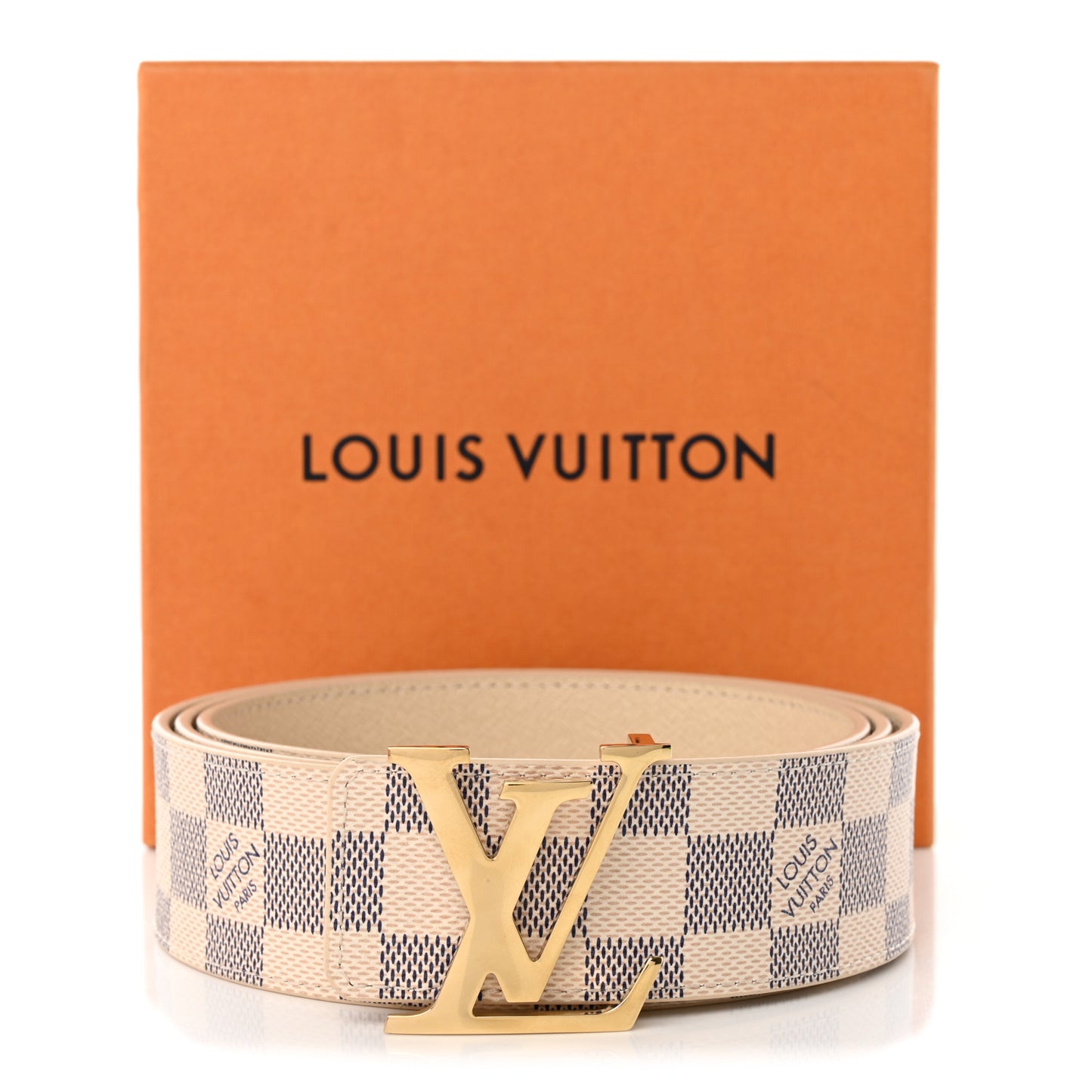 Damier Azur LV Initiales Belt 110 44