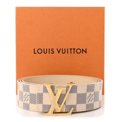 Louis Vuitton Damier Azur LV Initiales Belt 110 44 6 of 6