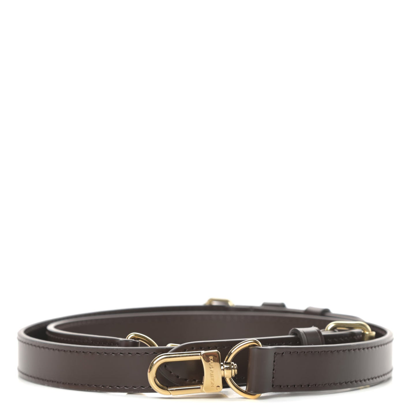 Calfskin Adjustable Speedy Bandouliere Shoulder Strap Brown