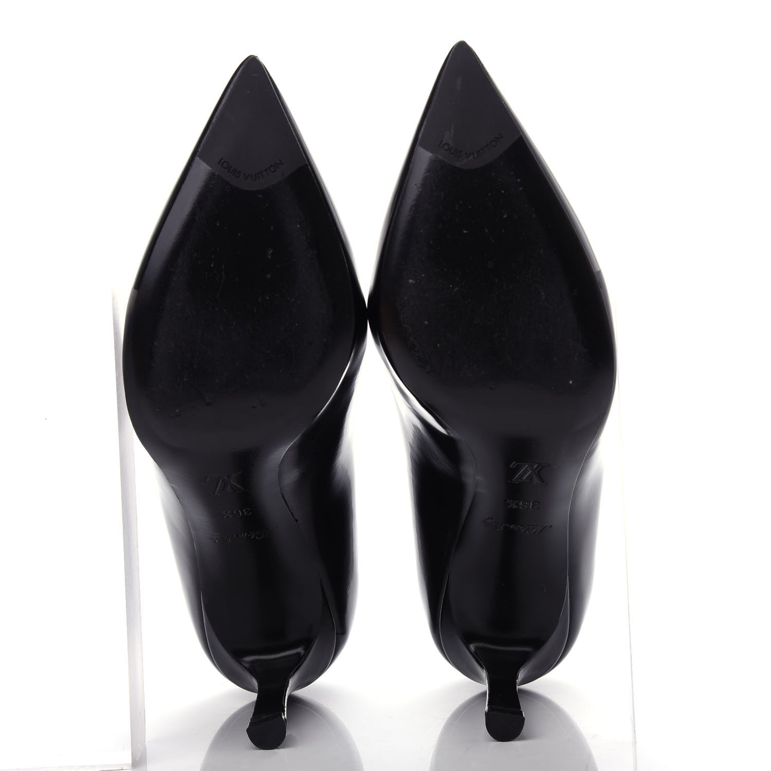 Louis Vuitton Calfskin Heartbreaker Pumps 36.5 Black 6 of 11