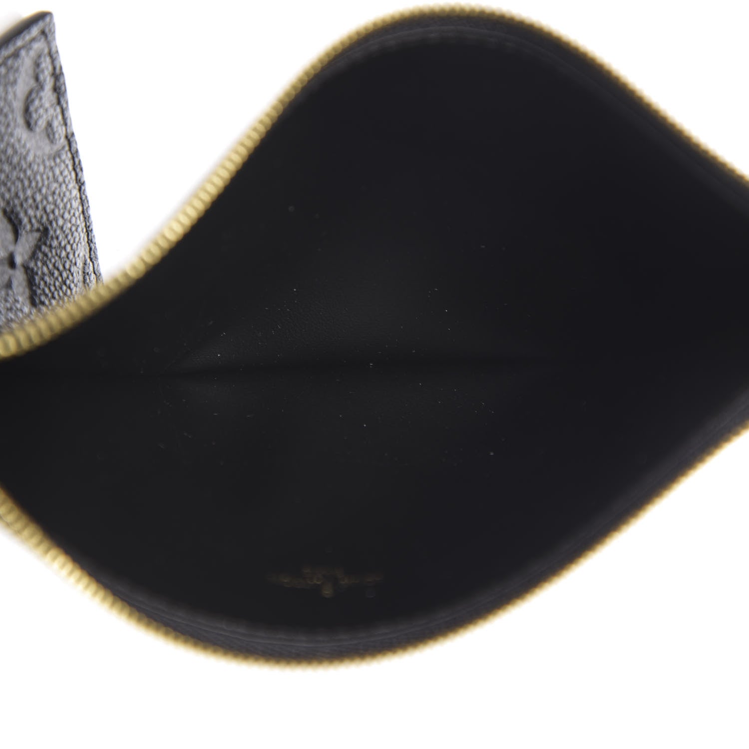 Louis Vuitton Empreinte Felicie Chain Wallet Zippered Insert Black 4 of 5