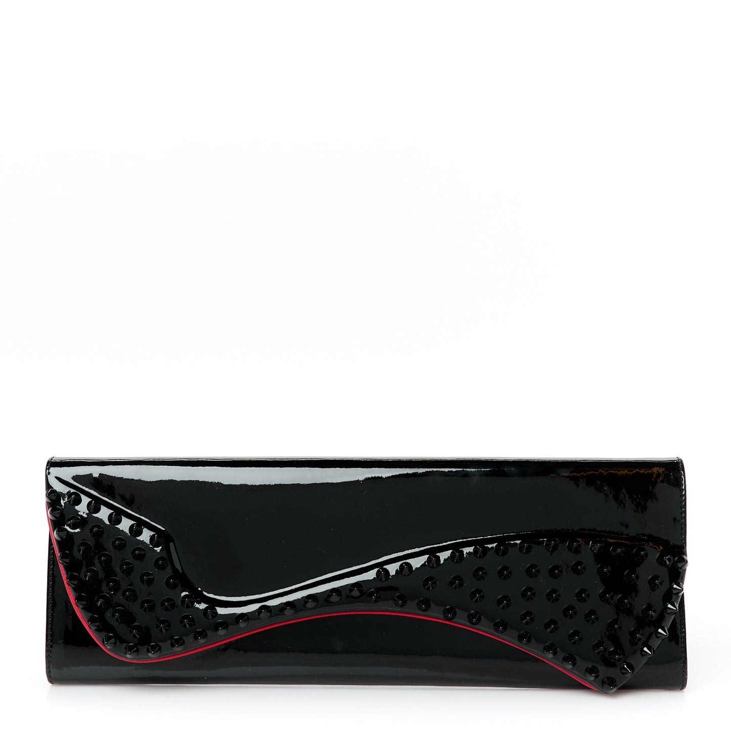 Patent Spikes Pigalle Clutch  Black