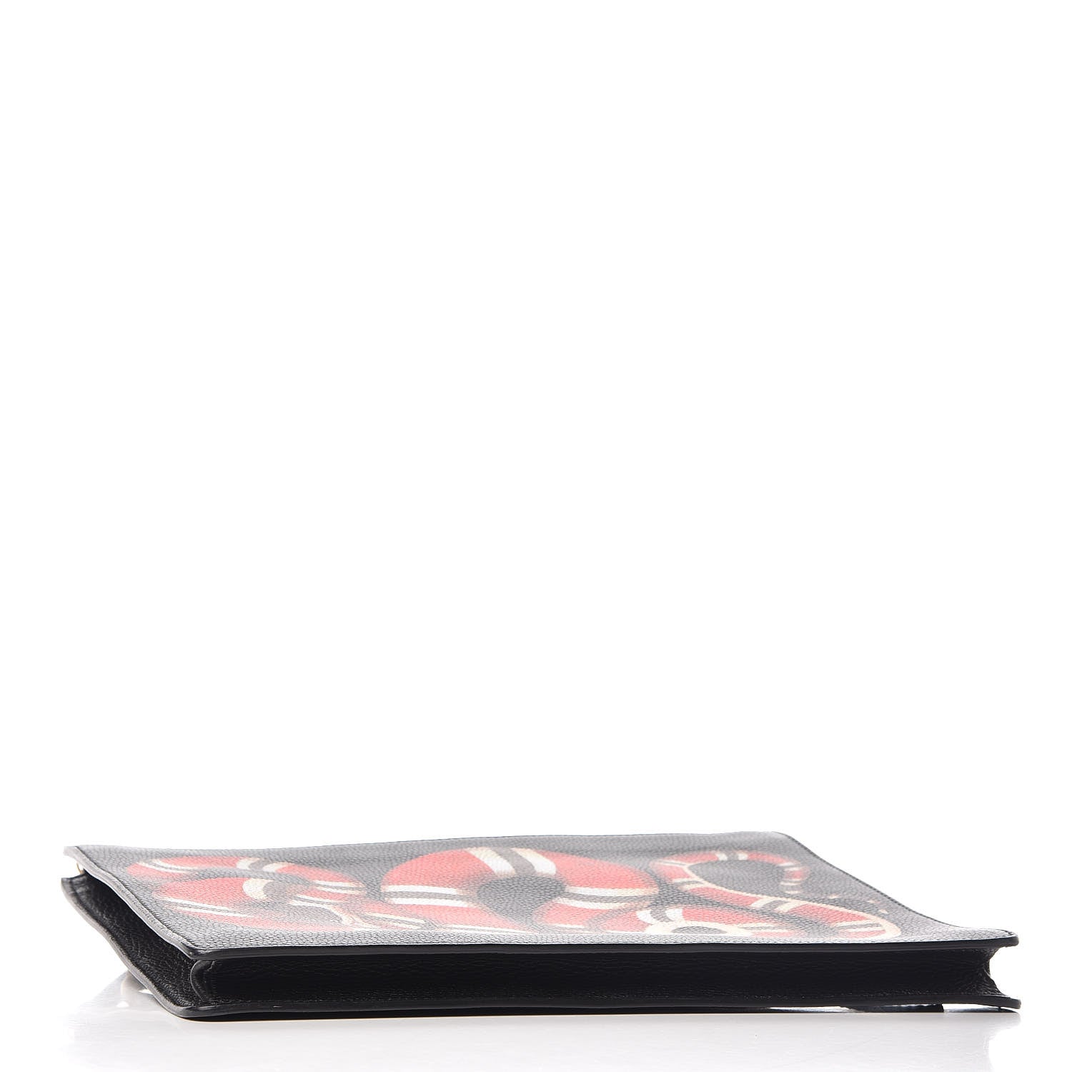 Gucci Calfskin Kingsnake Print Messenger Black 4 of 11