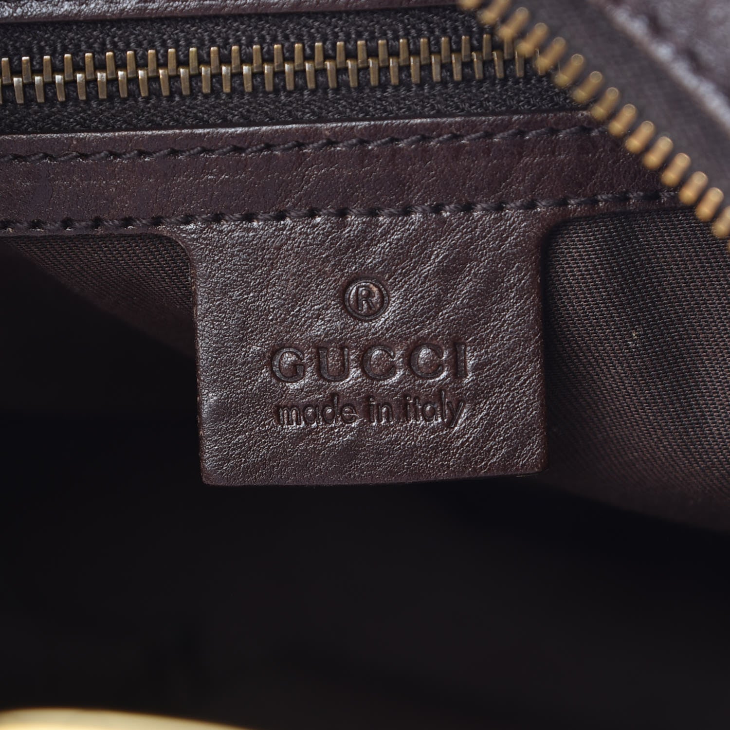 Gucci Monogram Medium Interlocking Hobo Dark Brown 6 of 11