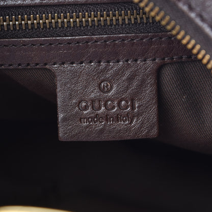 Gucci Monogram Medium Interlocking Hobo Dark Brown 6 of 11