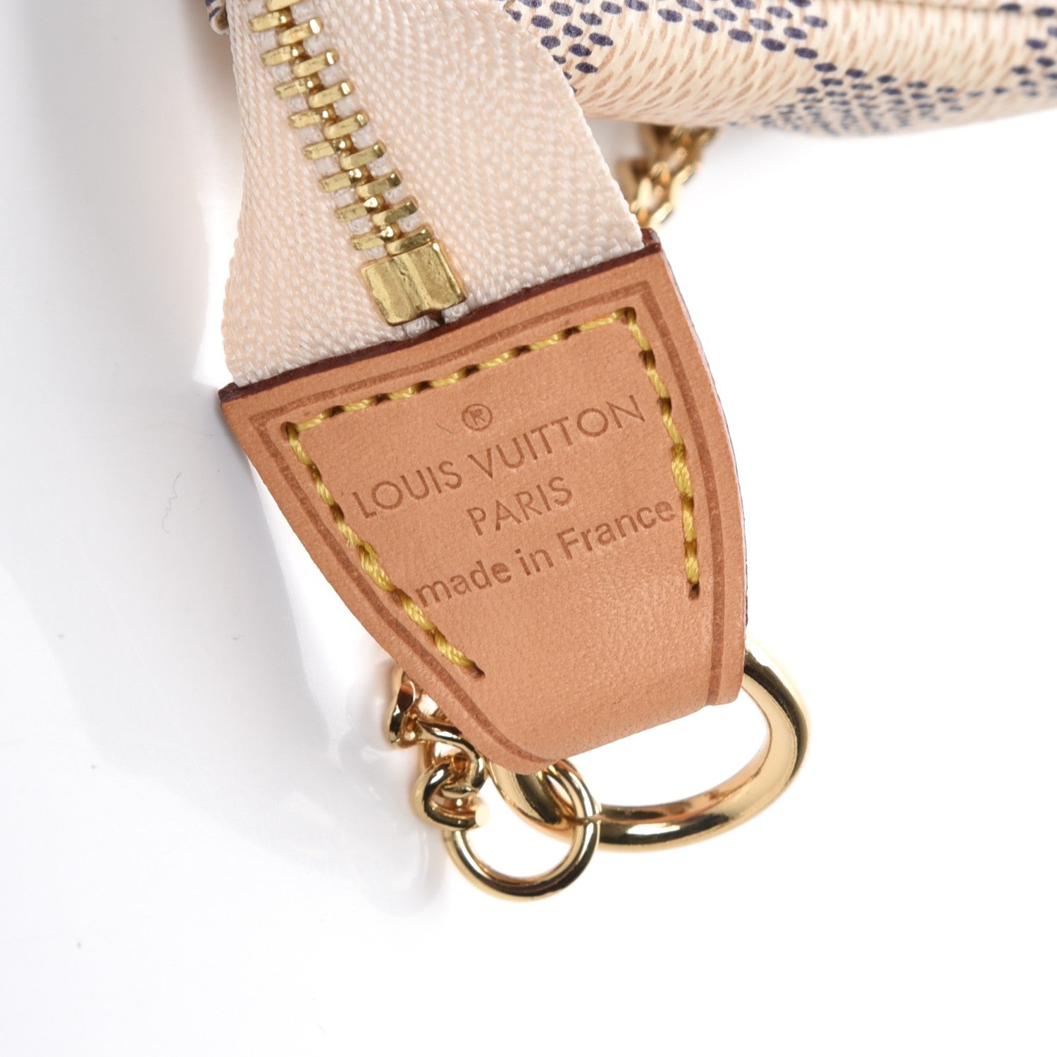 Louis Vuitton Damier Azur Mini Pochette Accessories 5 of 7