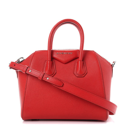 Givenchy Sugar Goatskin Mini Antigona Medium Red 1 of 10