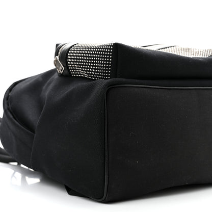 Saint Laurent Canvas City Studded Backpack Black 9 of 11