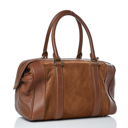 Mulberry Suede Tasha Bowling Tote Brown 3 of 15