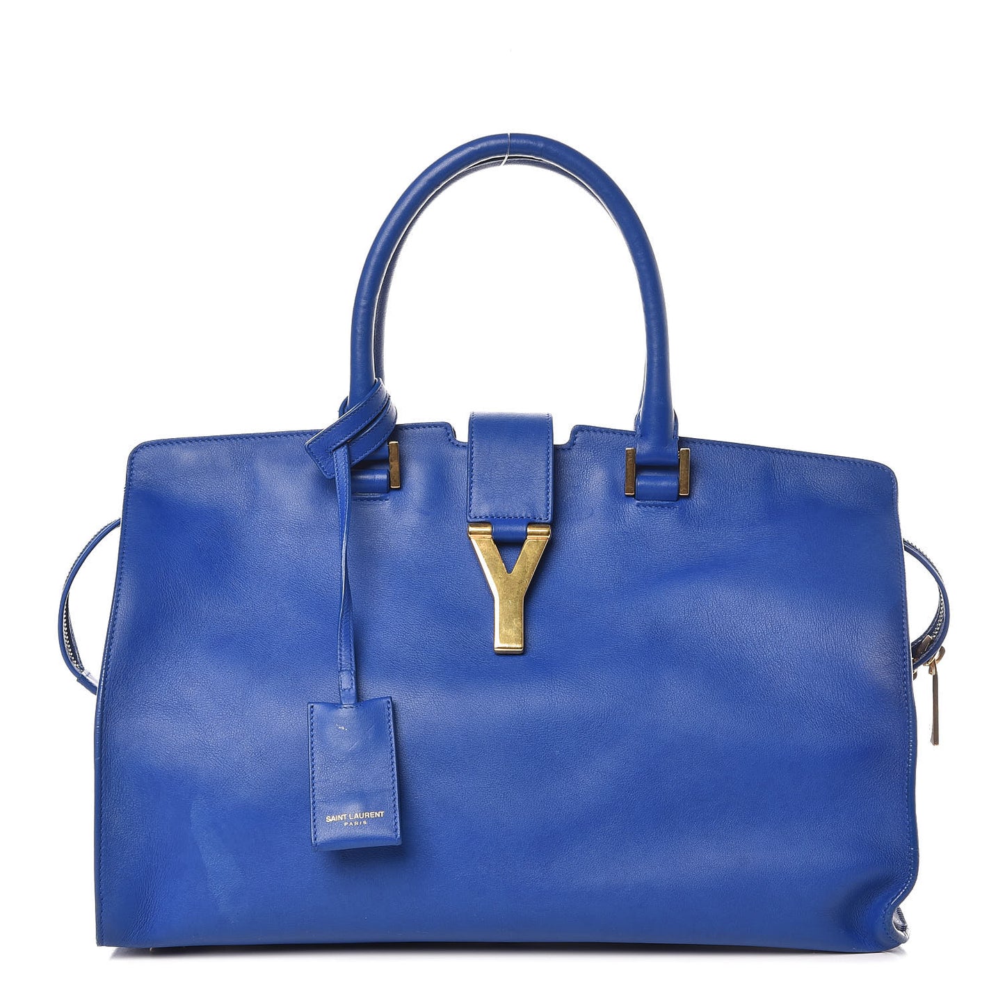Calfskin Medium Classic Y Cabas Royal Blue
