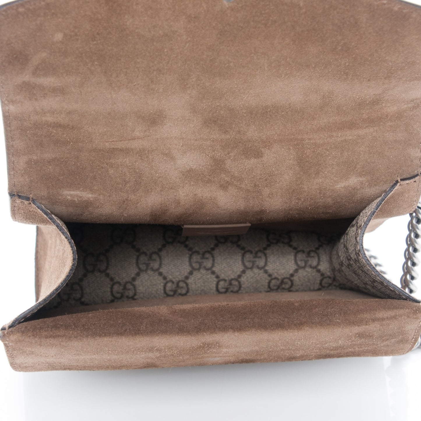 GG Supreme Monogram Mini Dionysus Shoulder Bag Taupe